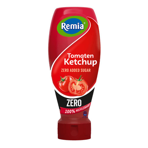 Foto van Remia Tomaten ketchup zero op witte achtergrond