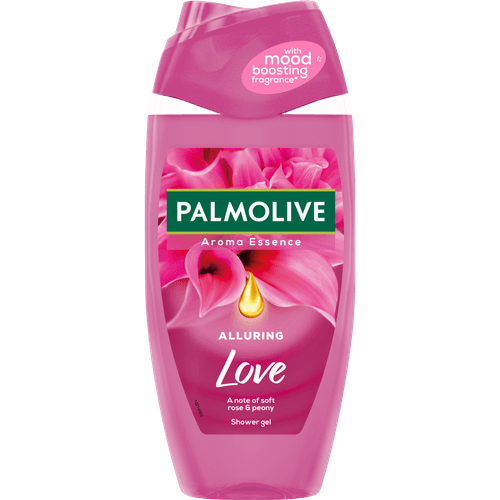 Foto van Palmolive Douchegel aroma alluring love op witte achtergrond