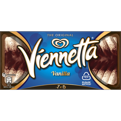 Foto van Ola Viennetta vanille op witte achtergrond