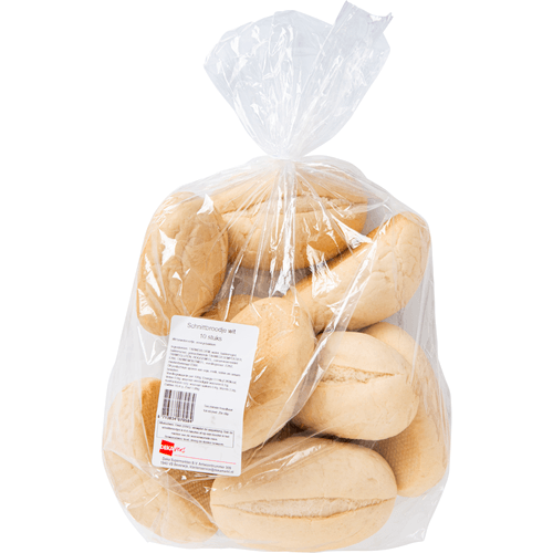 Foto van DekaVers Schnittbroodjes wit op witte achtergrond