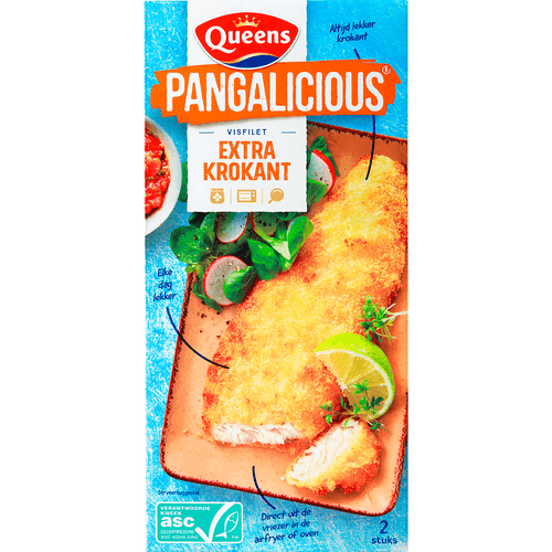 Foto van Queens Pangalicious extra krokant op witte achtergrond