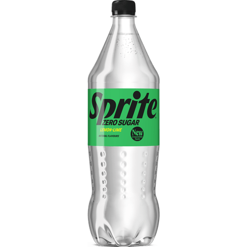 Foto van Sprite Zero sugar op witte achtergrond