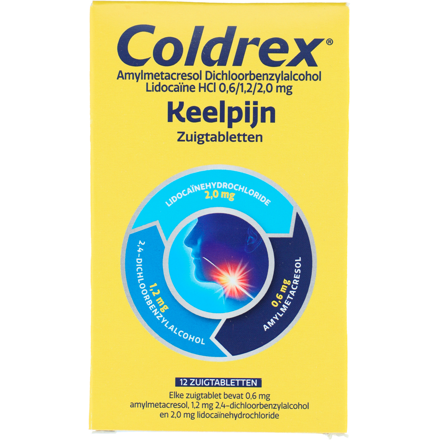 Hot Coldrex Zuigtabletten keelpijn
