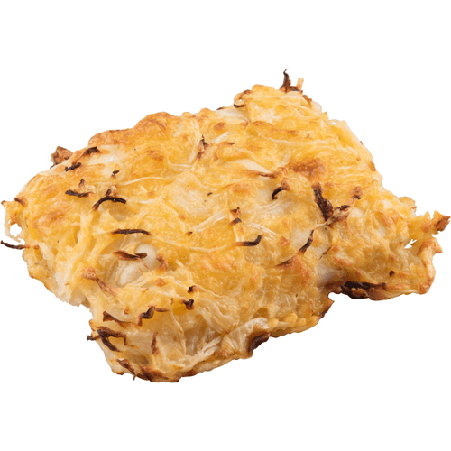 Foto van Mini kaas uienkruier op witte achtergrond