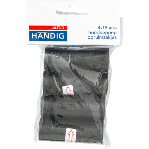 Foto van Altijd handig Hondenzakjes 4x15 stuks op witte achtergrond