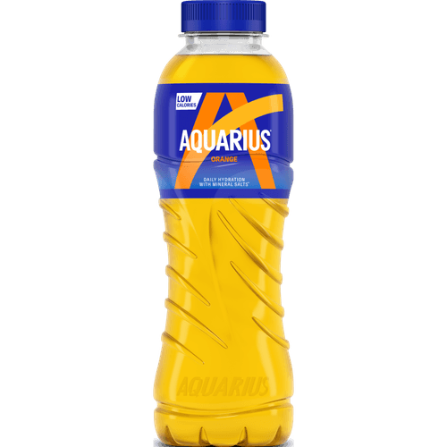 Foto van Aquarius Orange op witte achtergrond