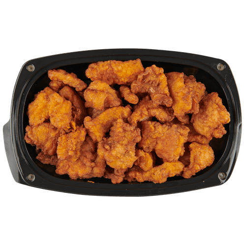 Foto van Hoogland Gebakken kibbeling op witte achtergrond