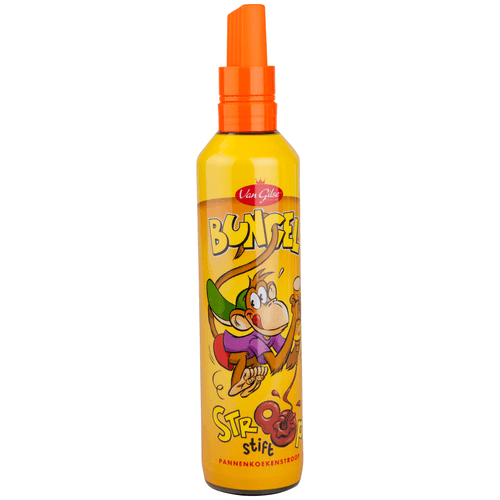 Foto van Van Gilse Bungelstift pannenkoekenstroop op witte achtergrond