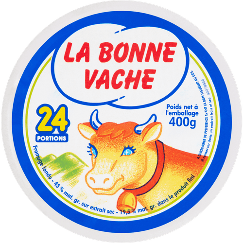 Foto van La Bonne Vache Kaaspuntjes naturel op witte achtergrond