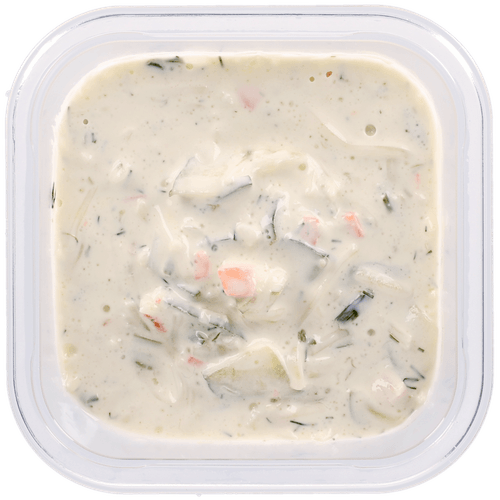 Foto van Bieze Rauwkost vier seizoenen op witte achtergrond