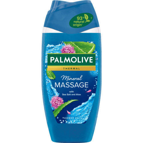 Foto van Palmolive Thermal mineral massage op witte achtergrond