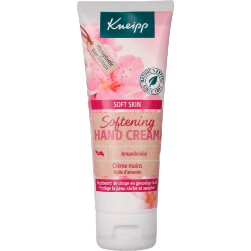 Foto van Kneipp Handcrème amandel op witte achtergrond