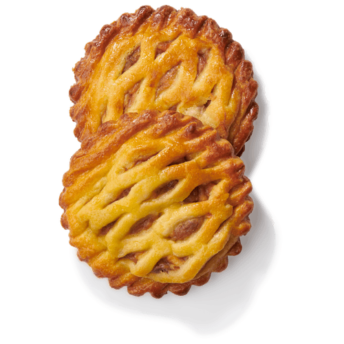 Foto van Roomboter appelkoek 100 g op witte achtergrond