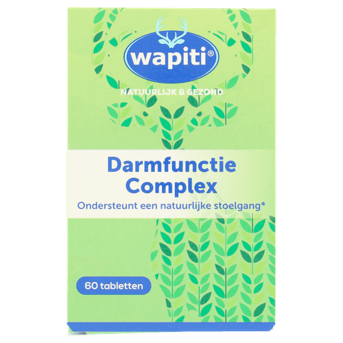 Foto van Unipharma Wapiti darmfunctie complex op witte achtergrond