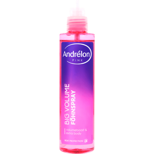 Foto van Andrélon Fohnspray pink gtv op witte achtergrond