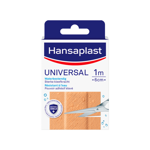 Foto van Hansaplast Pleisters waterbestendig 1 meter op witte achtergrond