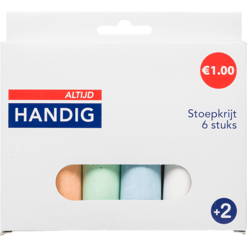 Foto van Altijd handig Stoepkrijt op witte achtergrond