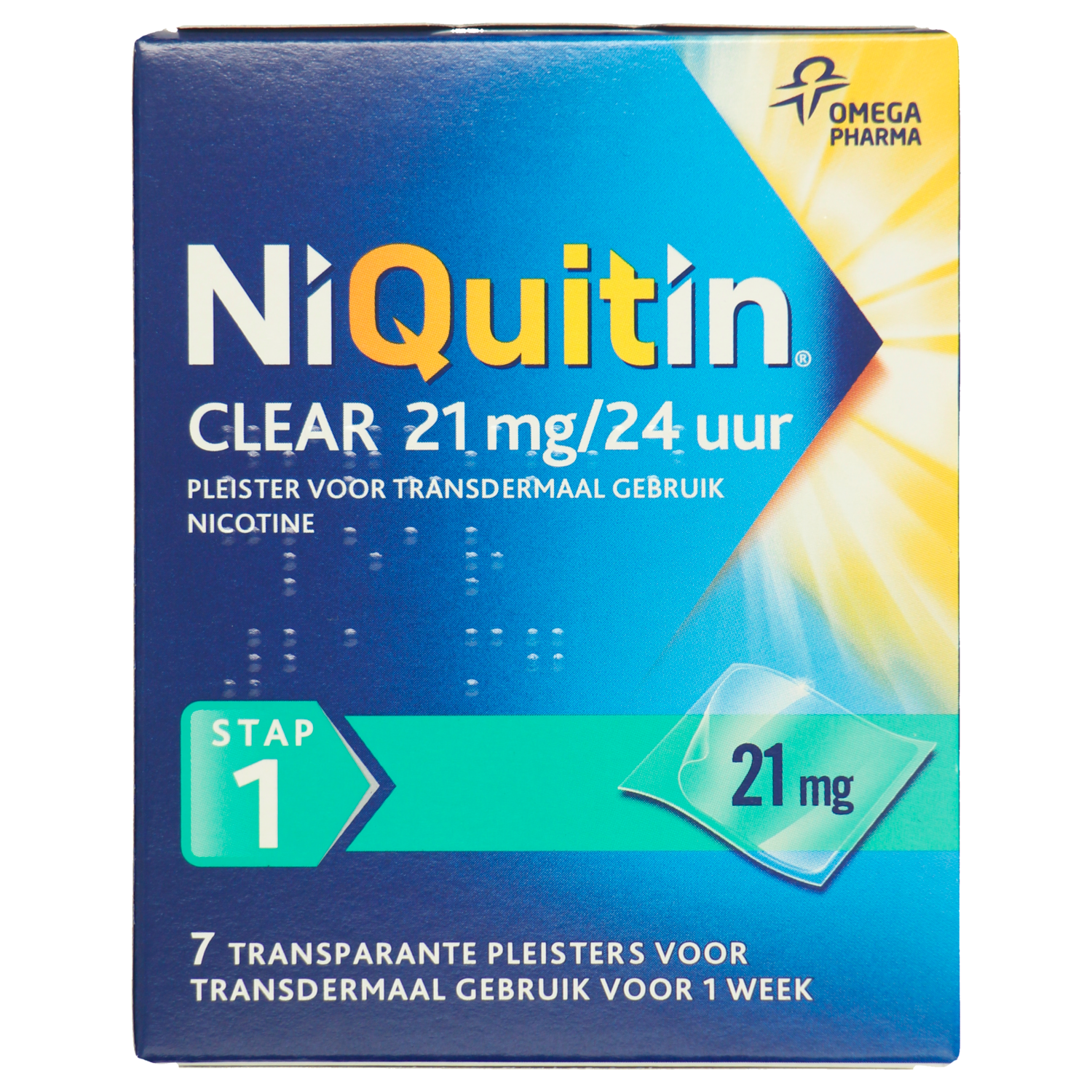 Niquitin Pleister 21mg stap 1
