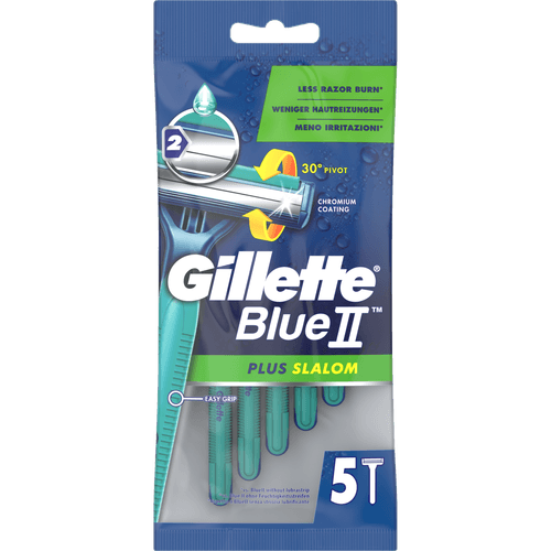 Foto van Gillette Scheermesjes blue 2 slalom op witte achtergrond