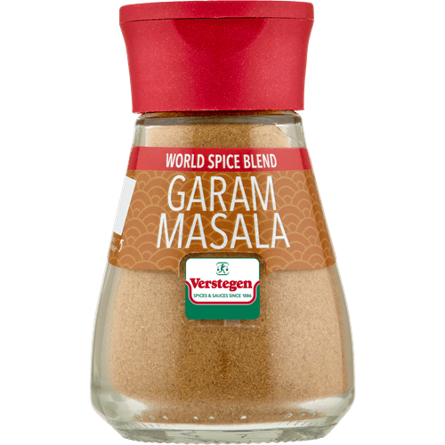 Foto van Verstegen Strooier wereldmixen garam massala op witte achtergrond