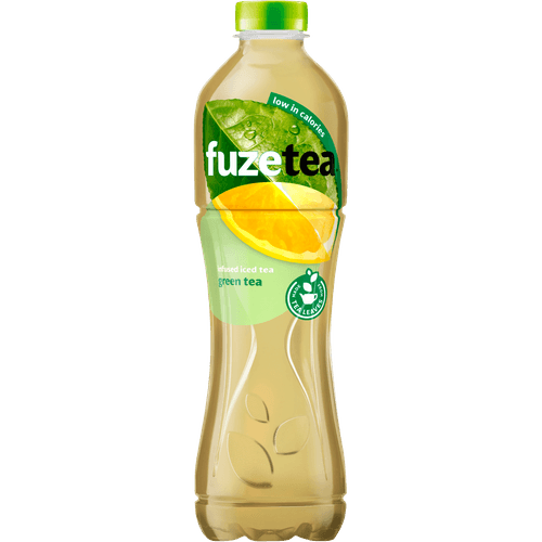 Foto van Fuze tea Green op witte achtergrond