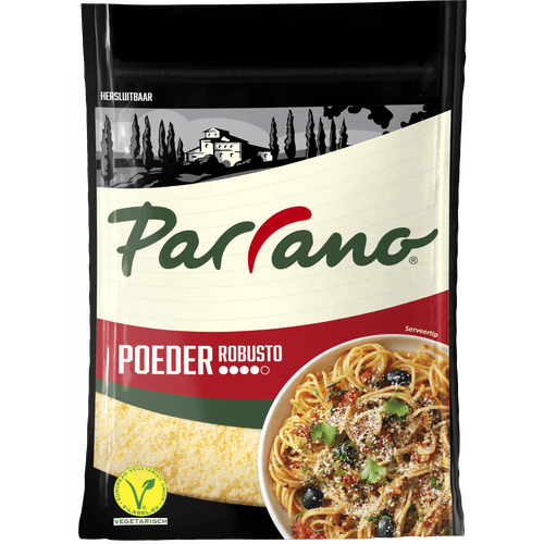 Foto van Parrano Robusto poeder op witte achtergrond