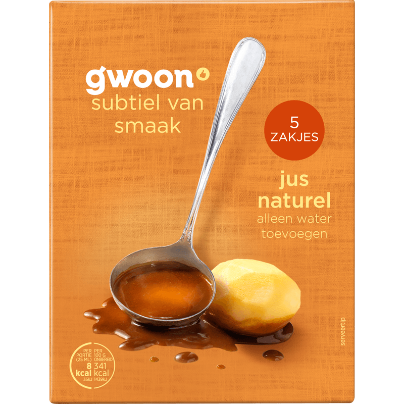 G'woon Jus naturel 5 stuks