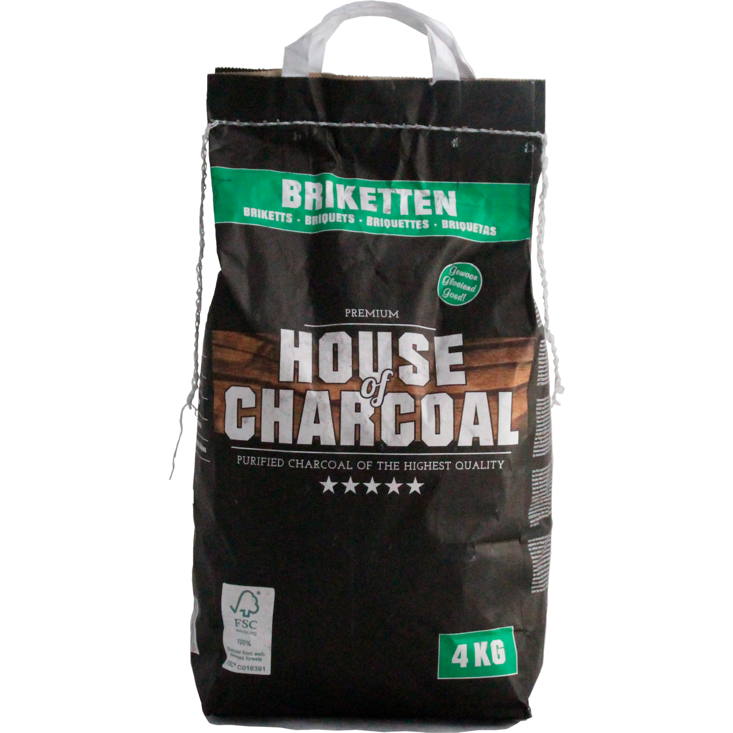 Houtskool briketten