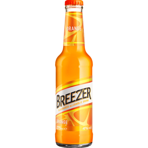 Foto van Bacardi Breezer orange op witte achtergrond