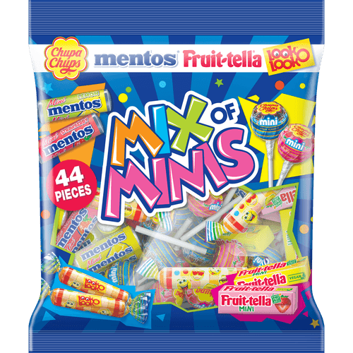 Foto van Fruittella Minimix op witte achtergrond