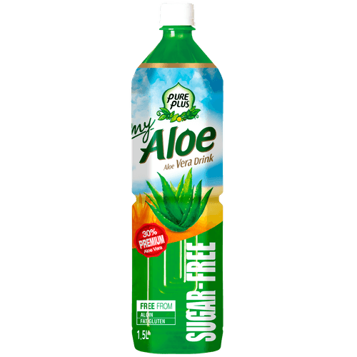 Foto van Pure Plus Aloe vera zero op witte achtergrond