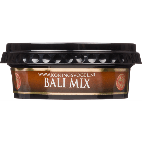 Foto van Koningsvogel Boemboe bali op witte achtergrond