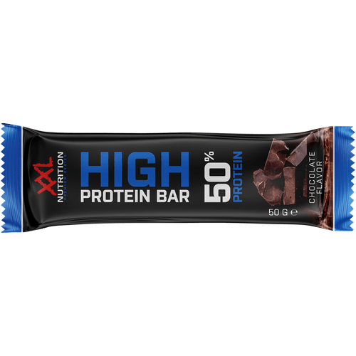 Foto van XXL Nutrition High protein bar 2.0 chocolade op witte achtergrond