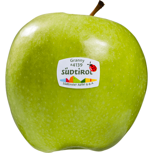 Foto van Granny smith op witte achtergrond