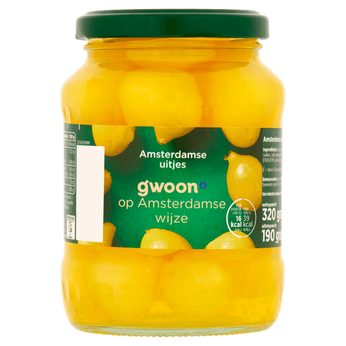 Foto van G'woon Amsterdamse uitjes op witte achtergrond