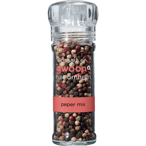 Foto van G'woon Pepermolen mixed op witte achtergrond