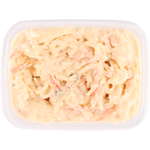 Foto van 1 de Beste Farmersalade op witte achtergrond