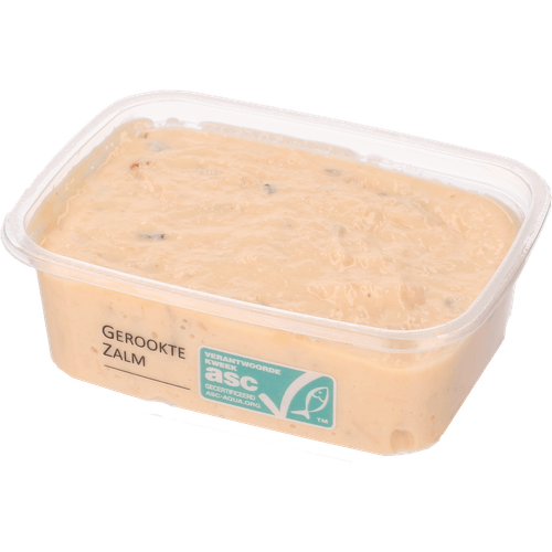 Foto van 1 de Beste Gerookte zalm op witte achtergrond