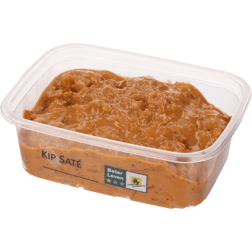 Foto van 1 de Beste Salade kipsaté op witte achtergrond