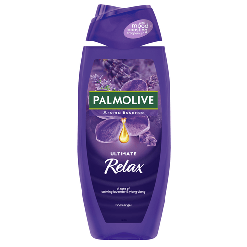 Foto van Palmolive Douchegel ultimate relax op witte achtergrond