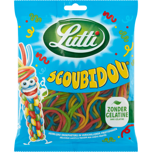 Foto van Lutti Scoubidou op witte achtergrond