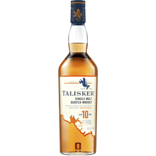 Foto van Talisker Whisky single malt op witte achtergrond