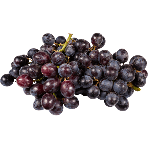 Foto van Pitloze sable druiven op witte achtergrond