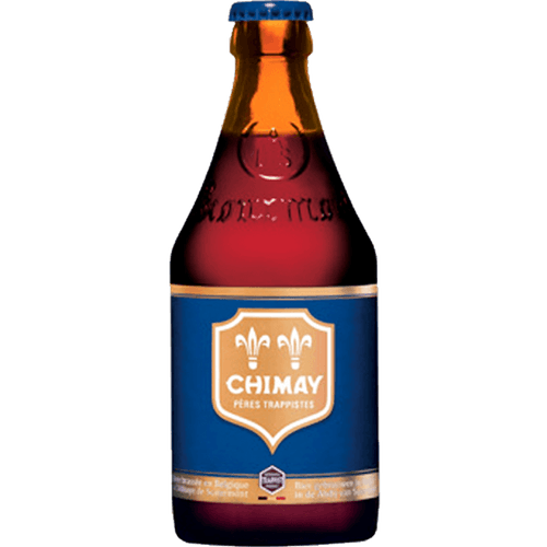 Foto van Chimay Grande reserve blauw op witte achtergrond