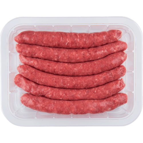 Foto van DekaVers Bio runderchipolata 6 stuks op witte achtergrond