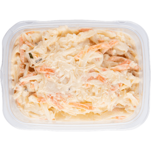 Foto van 1 de Beste Farmersalade op witte achtergrond