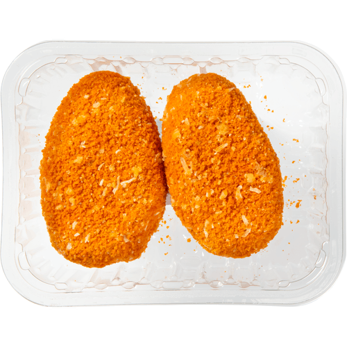 Foto van DekaVers Kipsateschnitzel 2 stuks op witte achtergrond