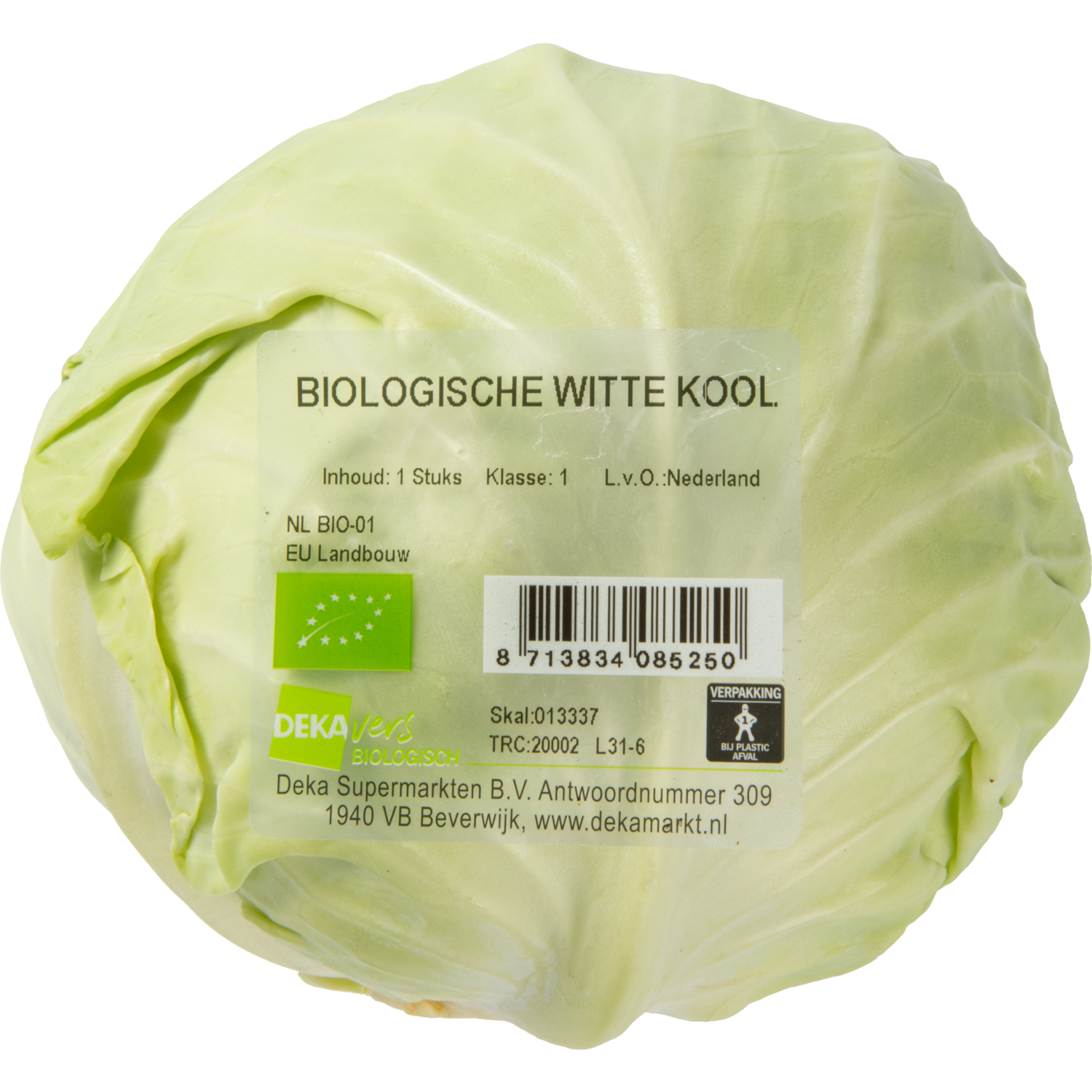 DekaVers Biologisch Biologische witte kool
