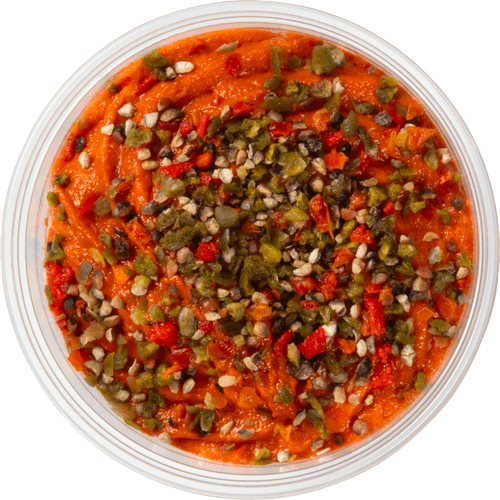 Foto van DekaVers Filet americain peper op witte achtergrond