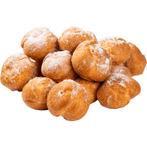 Foto van Slagroomsoesjes op witte achtergrond